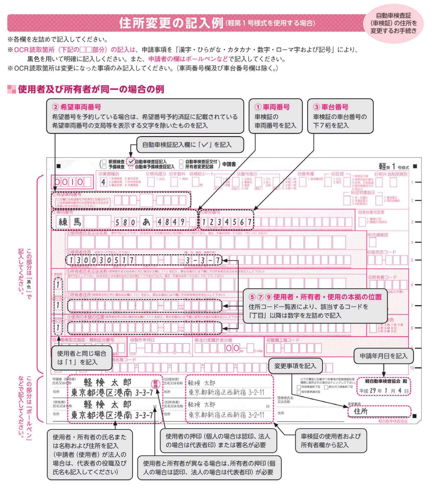 軽自動車の変更登録 引っ越しなどによる住所変更 結婚などによる名字の変更 行政書士つばめ事務所